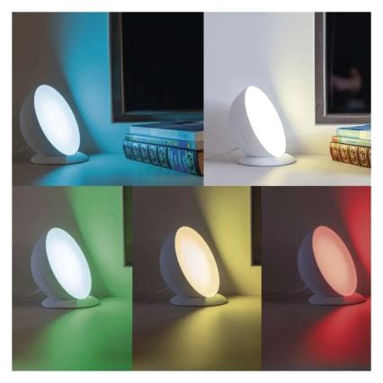 LED RGB Zatemnitvena namizna svetilka GoSmart LED/7W/230V Wi-Fi bela
