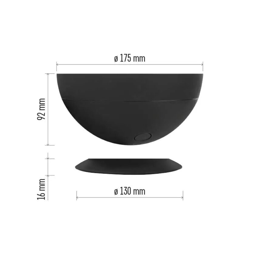 LED RGB Zatemnitvena namizna svetilka GoSmart LED/7W/230V Wi-Fi črna