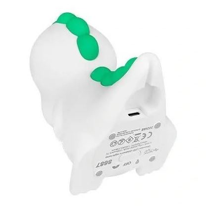 LED RGBW Zatemnitvena polnilna otroška nočna luč LED/2,5W/5V 3000K 1200 mAh dinozaver