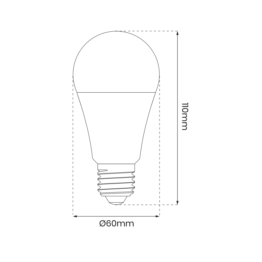 LED RGB Zatemnitvena žarnica A60 E27/8W/230V 2700-6500K Wi-Fi Tuya