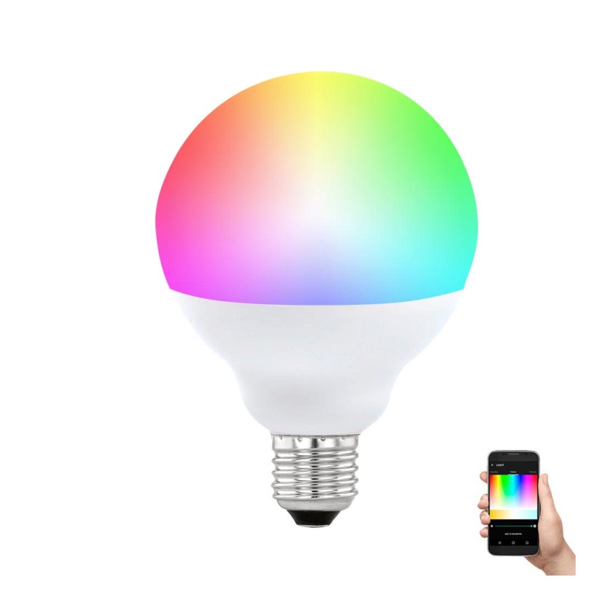 LED RGB Zatemnitvena žarnica CONNECT E27/13W 2700-6500K - Eglo