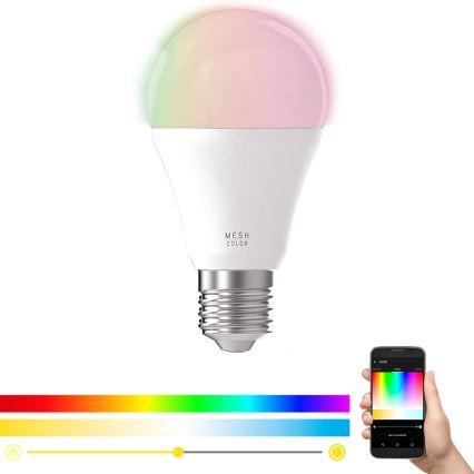 LED RGB Zatemnitvena žarnica CONNECT E27/9W 2700-6500K - Eglo