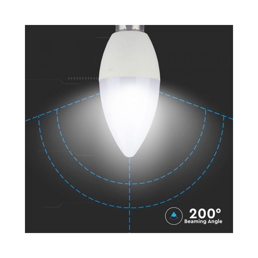 LED RGB Zatemnitvena žarnica E14/3,5W/230V 6400K + Daljinski upravljalnik