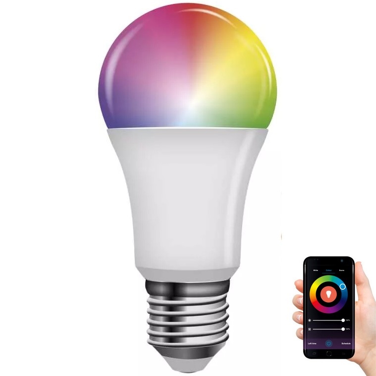 LED RGB Zatemnitvena žarnica GoSmart A60 E27/11W/230V 2700-6500K Wi-Fi Tuya