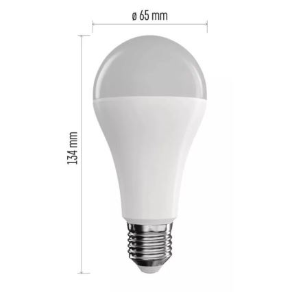 LED RGB Zatemnitvena žarnica GoSmart A65 E27/14W/230V 2700-6500K Wi-Fi Tuya