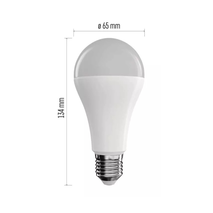 LED RGB Zatemnitvena žarnica GoSmart A65 E27/14W/230V 2700-6500K Wi-Fi Tuya
