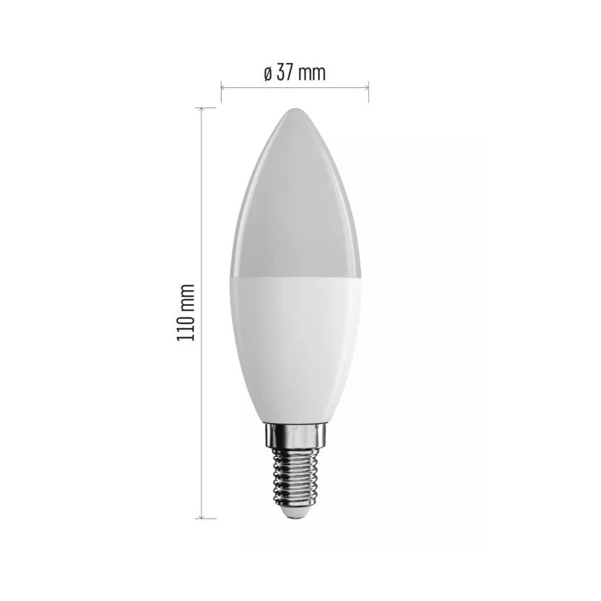 LED RGB Zatemnitvena žarnica GoSmart E14/4,8W/230V 2700-6500K Tuya