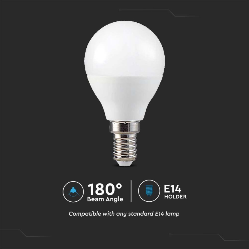 LED RGB Zatemnitvena žarnica P45 E14/4,8W/230V 3000K + Daljinski upravljalnik