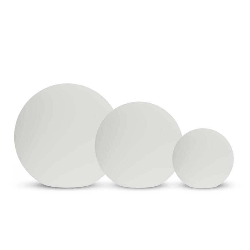 LED RGB Zatemnitvena zunanja svetilka GLOBO 1xE27/8,5W/230V pr. 40 cm IP44 + Daljinski upravljalnik