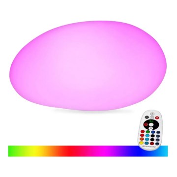 LED RGB Zatemnitvena zunanja svetilka LED/1W/230V 28cm IP67 + Daljinski upravljalnik