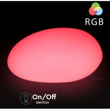LED RGB Zatemnitvena zunanja svetilka LED/1W/230V 28cm IP67 + Daljinski upravljalnik
