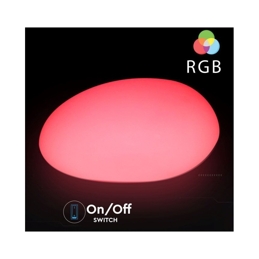 LED RGB Zatemnitvena zunanja svetilka LED/1W/230V 28cm IP67 + Daljinski upravljalnik