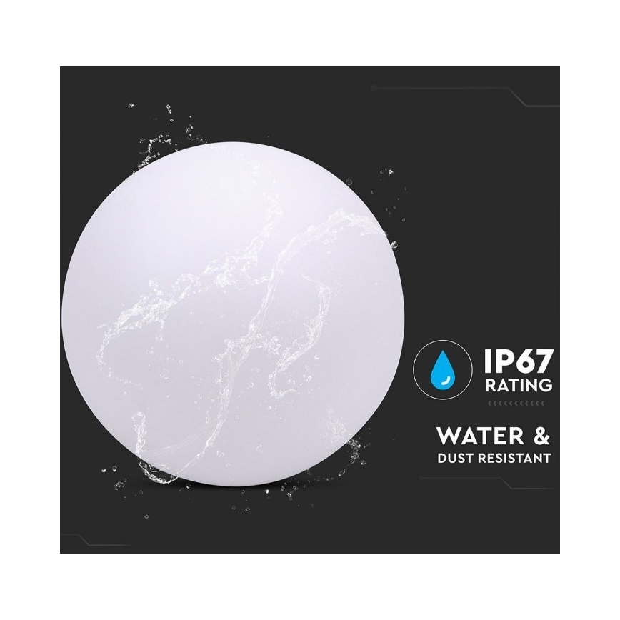 LED RGB Zatemnitvena zunanja svetilka LED/1W/230V 30cm IP67