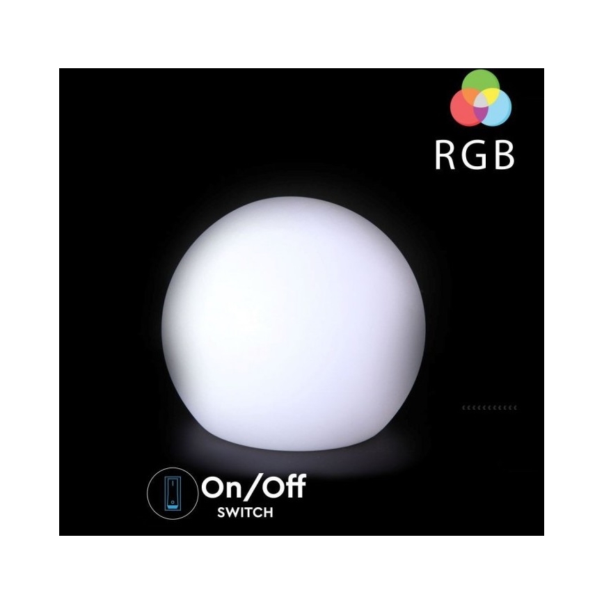 LED RGB Zatemnitvena zunanja svetilka LED/1W/230V 30cm IP67