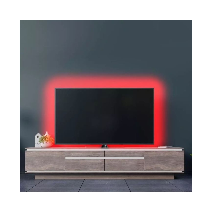LED RGB Zatemnitveni trak 2x5m LED/48W/230V + Daljinski upravljalnik