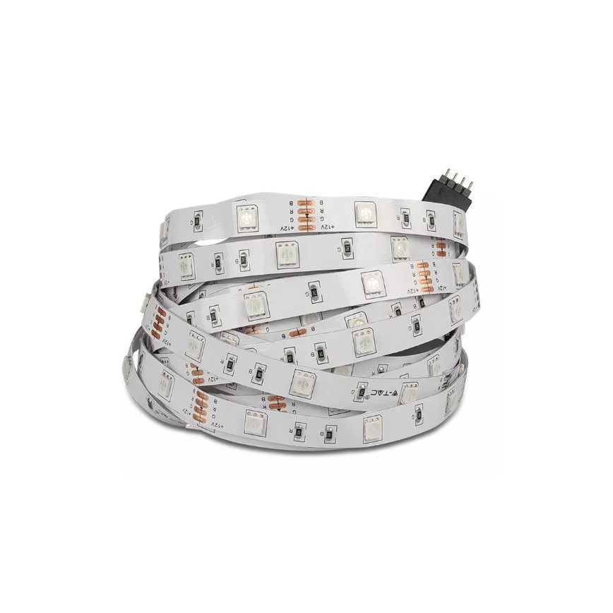 LED RGB Zatemnitveni trak 2x5m LED/48W/230V + Daljinski upravljalnik