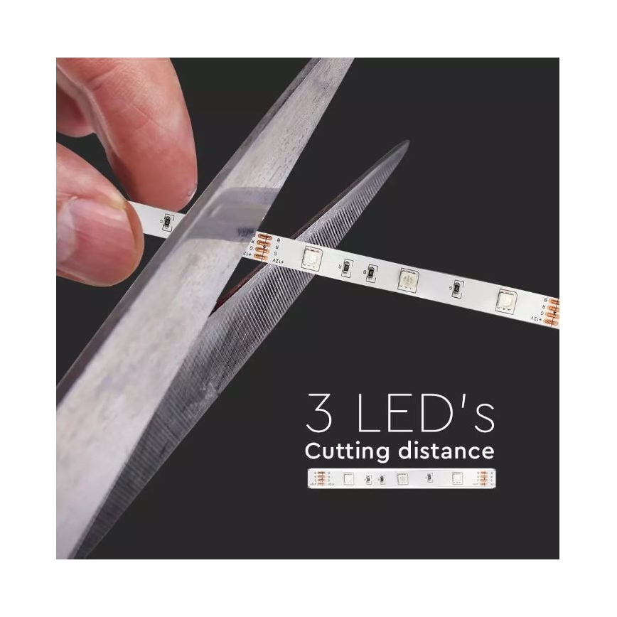 LED RGB Zatemnitveni trak 2x5m LED/48W/230V + Daljinski upravljalnik