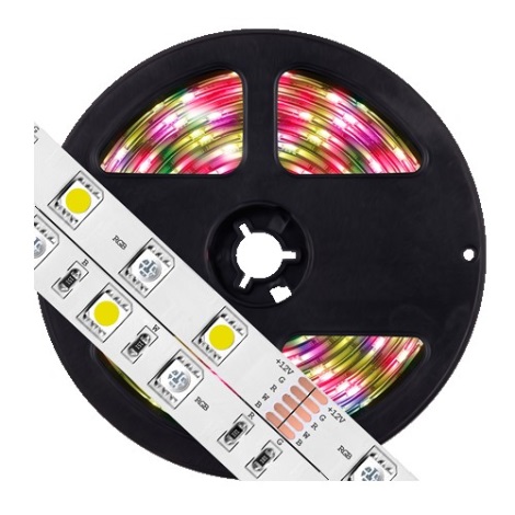 LED RGB Zatemnitveni trak 5m LED/14,4W/12V IP65