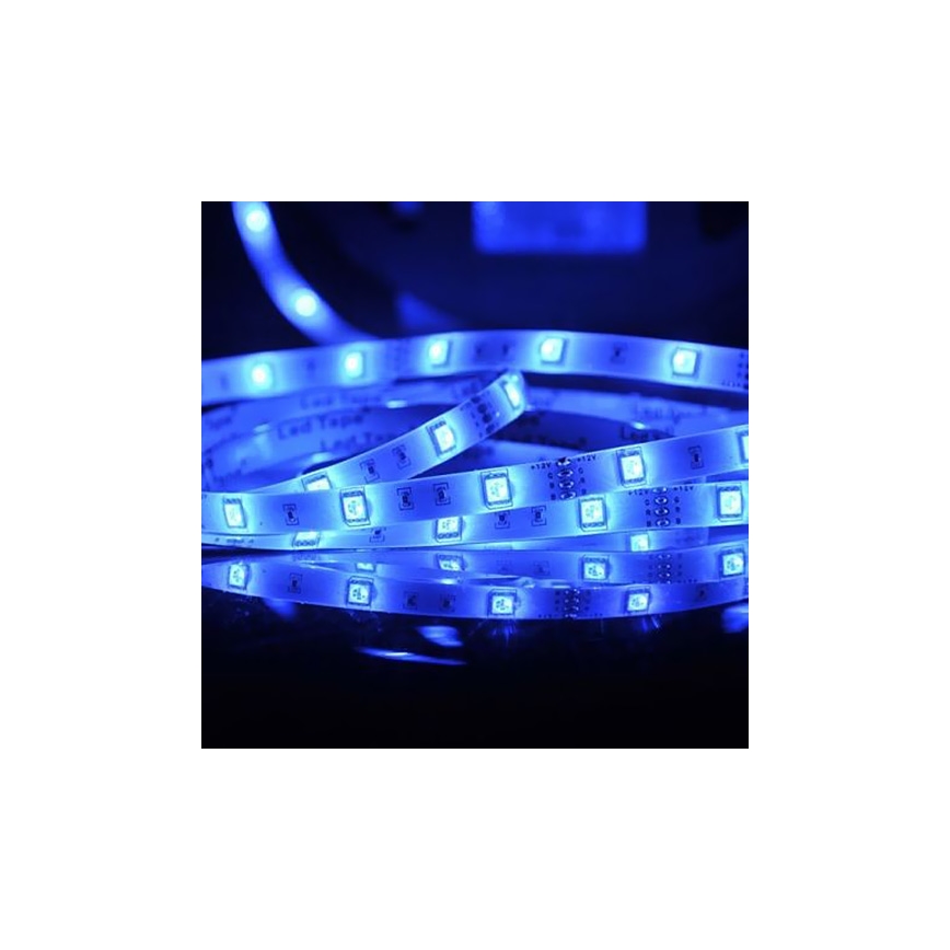 LED RGB Zatemnitveni trak 5m LED/18W/12V IP20 + Daljinski upravljalnik