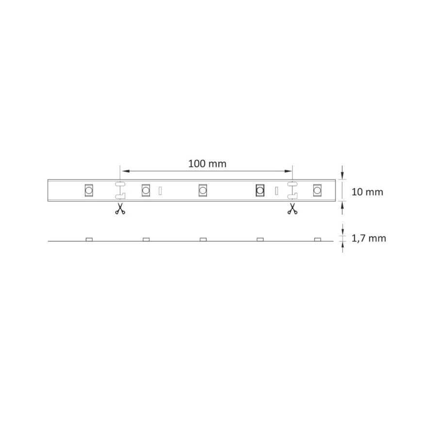 LED RGB Zatemnitveni trak 5m LED/18W/12V IP20 + Daljinski upravljalnik