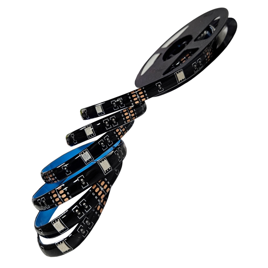 LED RGB Zatemnitveni trak LED/6W/5V USB 2 m + Daljinski upravljalnik