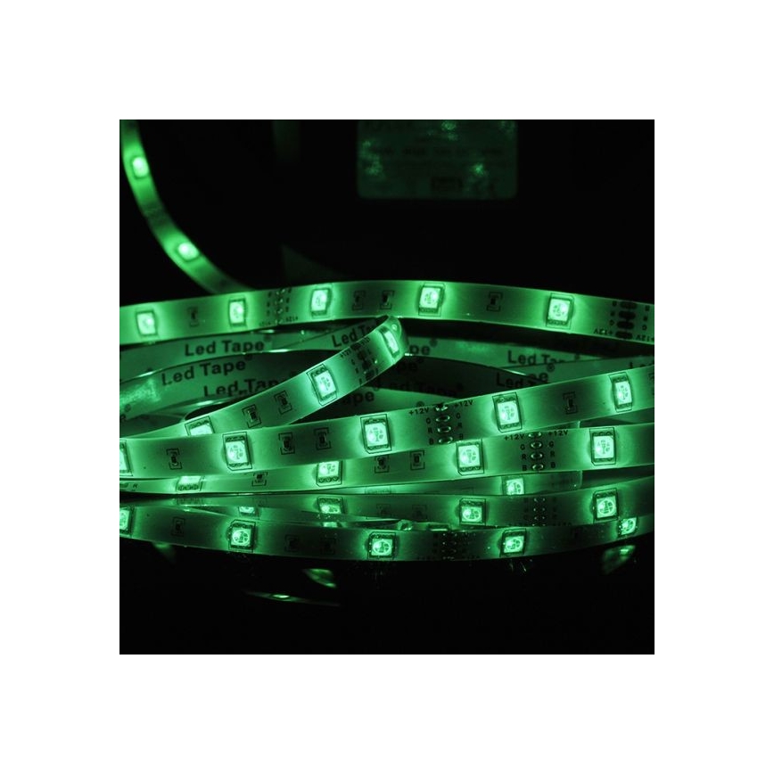 LED RGB Zatemnitveni zunanji trak 5m LED/14W/12V IP65 + Daljinski upravljalnik