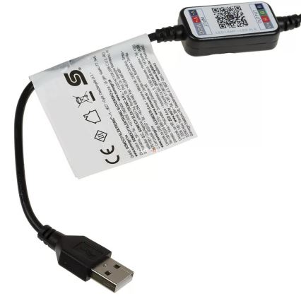 LED RGB zatemnjevalna veriga 200×LED/29 funkcij 20,4 m