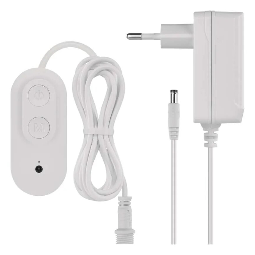LED RGBIC+CCT Okrasna veriga z spotlighting GoSmart 12xLED/7W/230V 255 cm Wi-Fi Tuya