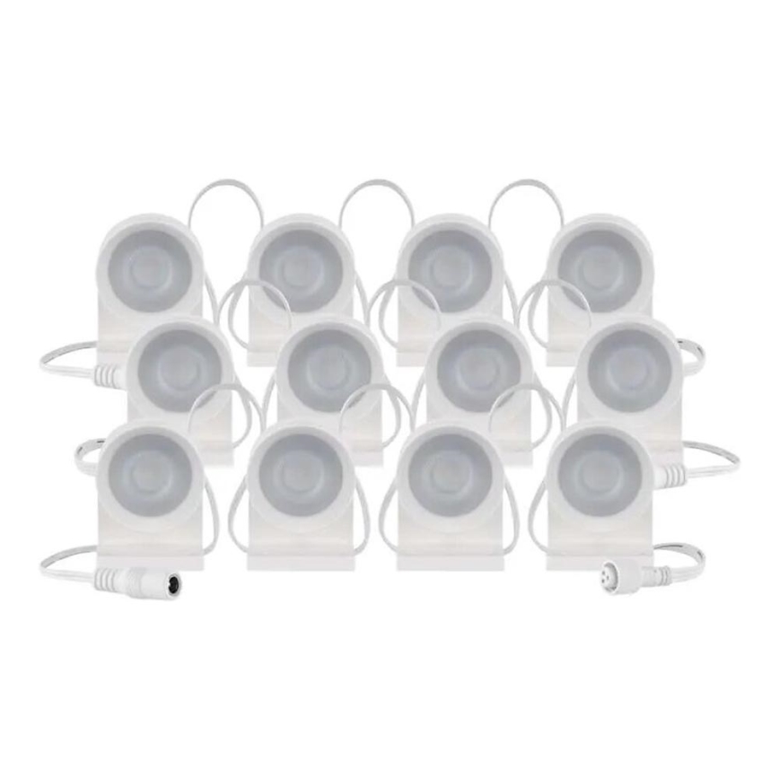 LED RGBIC+CCT Okrasna veriga z spotlighting GoSmart 12xLED/7W/230V 255 cm Wi-Fi Tuya