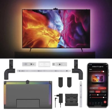 LED RGBIC Trak za TV GoSmart LED/24W/230V 65“