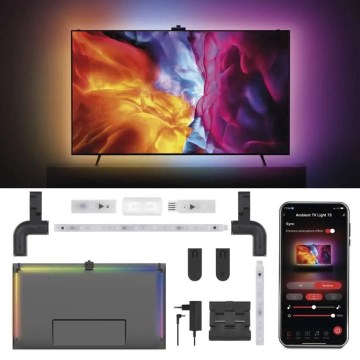 LED RGBIC Trak za TV GoSmart LED/24W/230V 75“