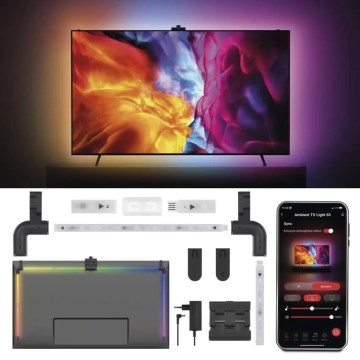LED RGBIC Zatemnitveni trak za TV GoSmart LED/24W/230V 55“