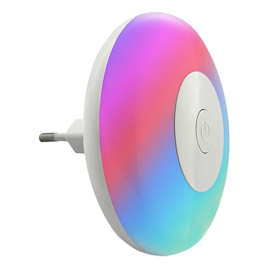 LED RGBW Nočna luč LED/1W/230V bela