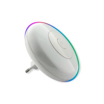 LED RGBW Nočna luč LED/1W/230V bela