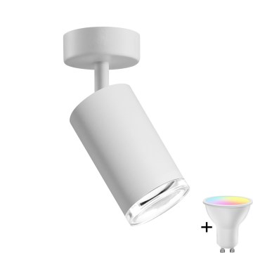 LED RGBW Регульоване ванне спот світло TURYN 1xGU10/6,5W/230V 2700-6500K Wi-Fi IP44 біле