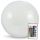 LED RGBW Solarna svetilka BALL LED/3,7V 1500 mAh pr. 50 cm IP65 + Daljinski upravljalnik