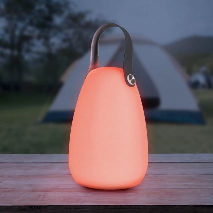 LED RGBW Solarna svetilka CANARIA LED/2W/1,2V 400 mAh IP44 bela