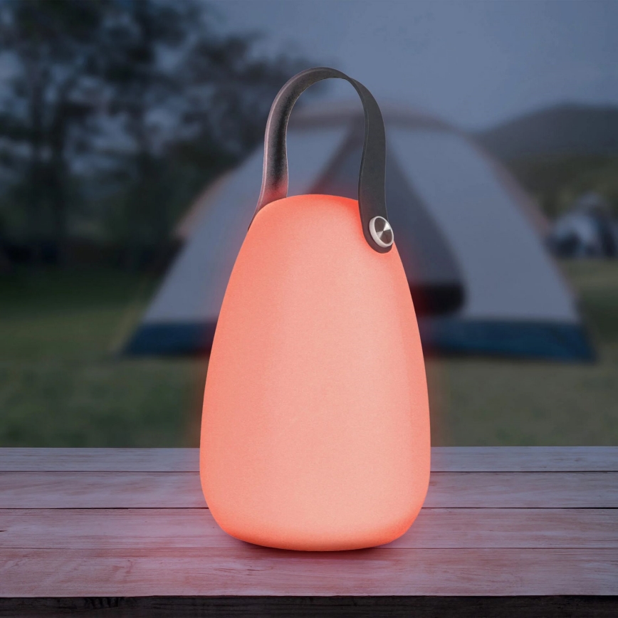 LED RGBW Solarna svetilka CANARIA LED/2W/1,2V 400 mAh IP44 bela