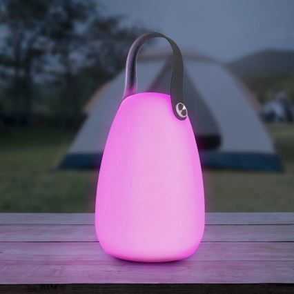 LED RGBW Solarna svetilka CANARIA LED/2W/1,2V 400 mAh IP44 bela