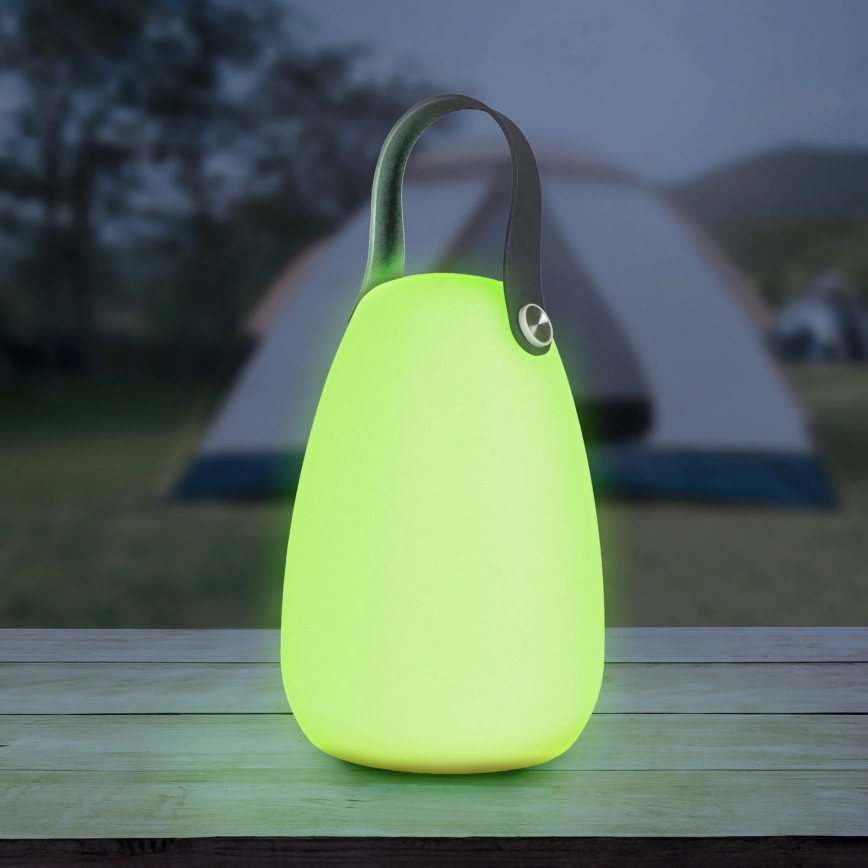 LED RGBW Solarna svetilka CANARIA LED/2W/1,2V 400 mAh IP44 bela