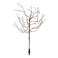 LED RGBW Solarna svetilka TREE LED/0,1W/1,2V 600 mAh IP44 rjava