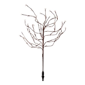 LED RGBW Solarna svetilka TREE LED/0,1W/1,2V 600 mAh IP44 rjava