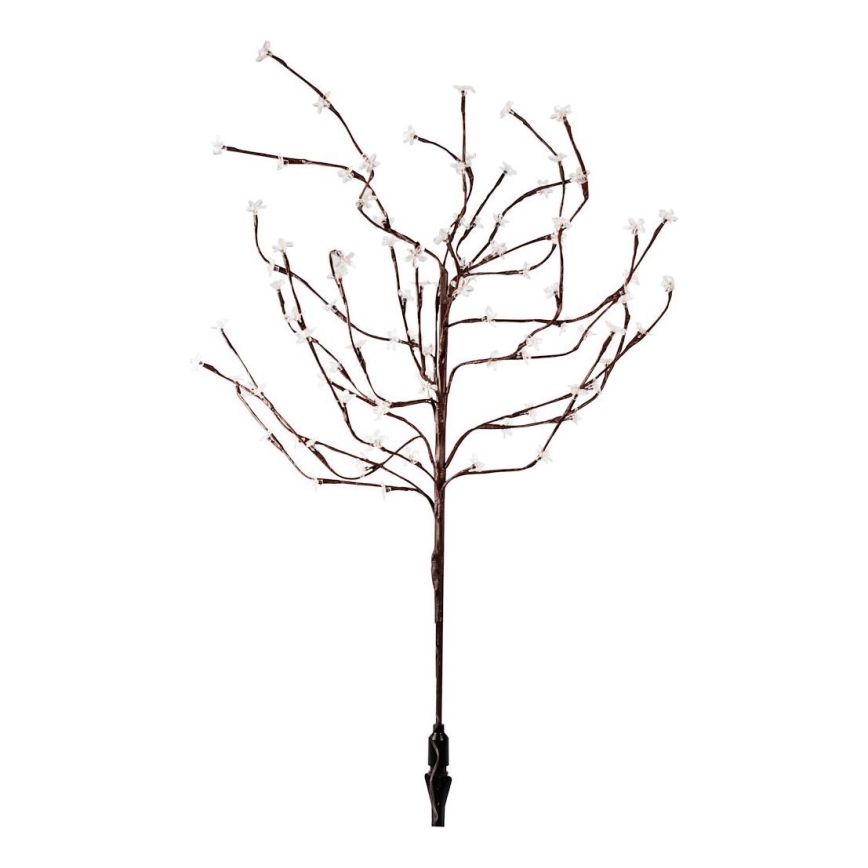 LED RGBW Solarna svetilka TREE LED/0,1W/1,2V 600 mAh IP44 rjava