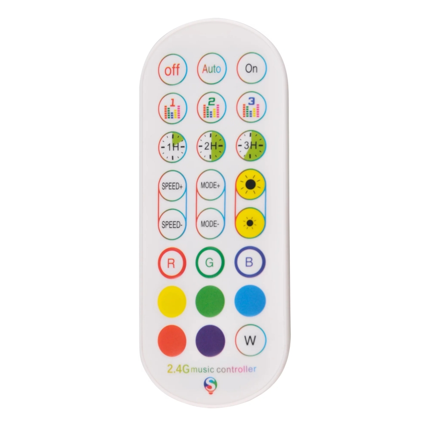 LED RGBW Zatemnitvena stoječa svetilka MAGICAL LED/7W/230V + Daljinski upravljalnik
