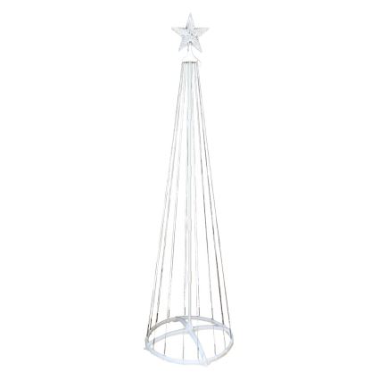 LED RGBW zatemnjiva zunanja božična dekoracija LED/4W/230V 180 cm IP44 smreka + daljinski upravljalnik