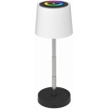 LED RGBW z nastavljivo svetlostjo, namizna polnilna svetilka za zunanje prostore na dotik, LED/2W/5V, IP44, 1200 mAh, siva