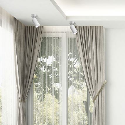 LED RGBW zatemnjevalna kopalniška točkovna svetilka TURYN 1xGU10/6W/230V 3000K Wi-Fi IP44 bela