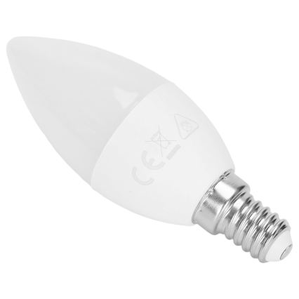 LED RGBW žarnica C37 E14/4,8W/230V 3000K + daljinski upravljalnik - Aigostar