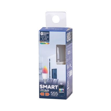 LED RGBW Zatemnitvena žarnica C37 E14/6,5W/230V 2700-6500K - Aigostar