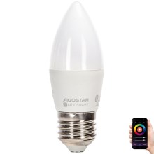 LED RGBW Žarnica C37 E27/6,5W/230V 2700-6500K - Aigostar